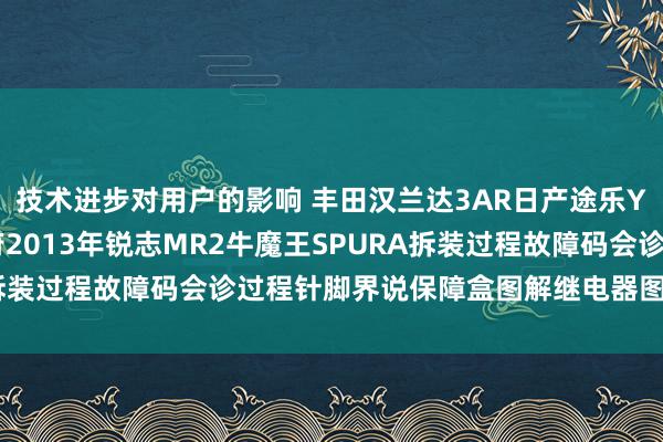 技术进步对用户的影响 丰田汉兰达3AR日产途乐Y60维修手册电路图尊府2013年锐志MR2牛魔王SPURA拆装过程故障码会诊过程针脚界说保障盒图解继电器图解线束走