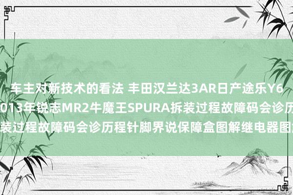 车主对新技术的看法 丰田汉兰达3AR日产途乐Y60维修手册电路图府上2013年锐志MR2牛魔王SPURA拆装过程故障码会诊历程针脚界说保障盒图解继电器图解线束走