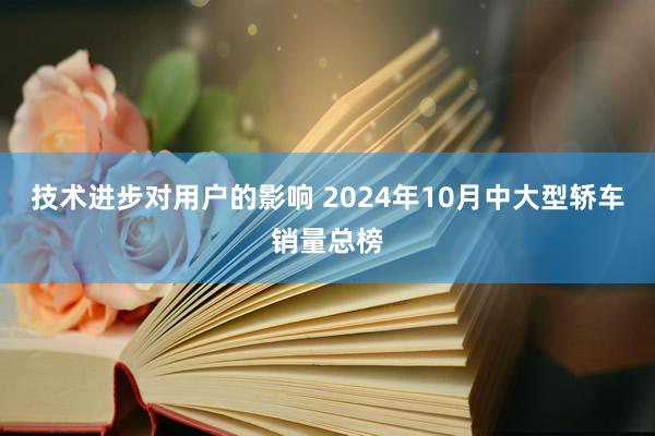 技术进步对用户的影响 2024年10月中大型轿车销量总榜